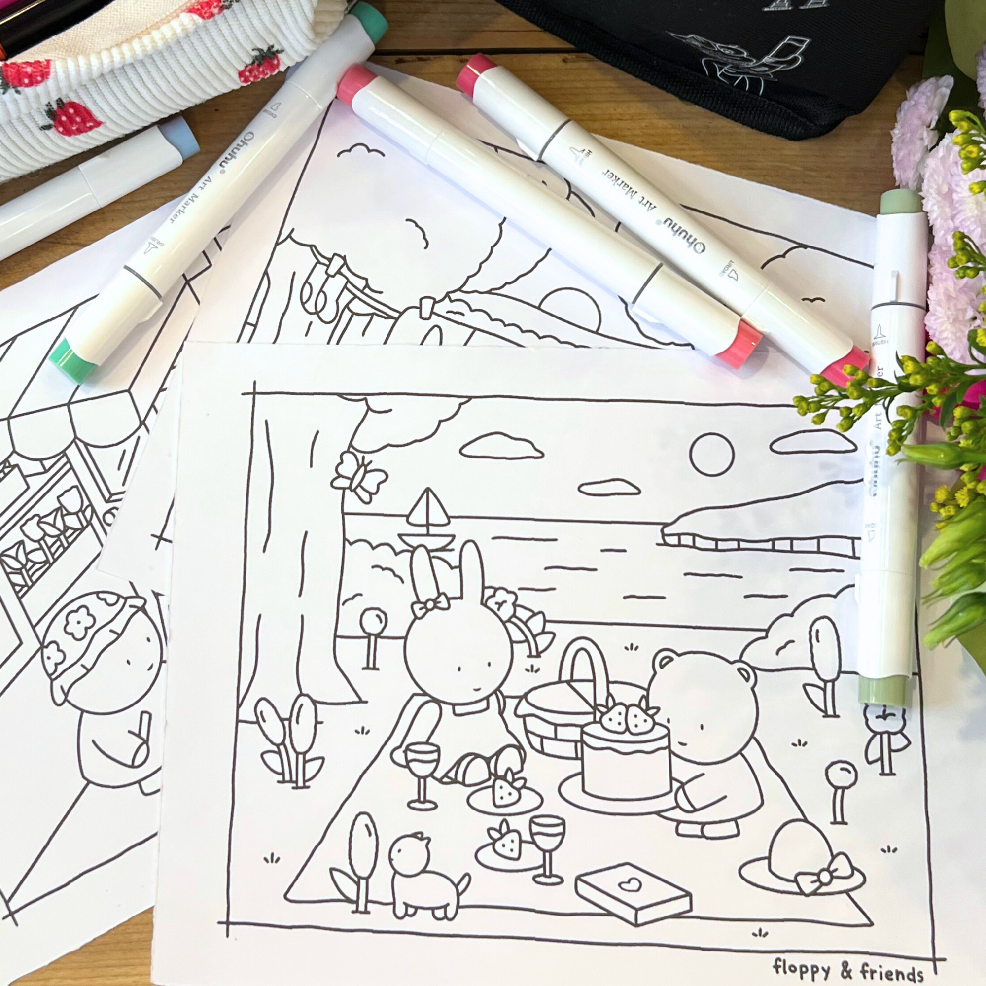 Coloriages à imprimer – Édition printemps