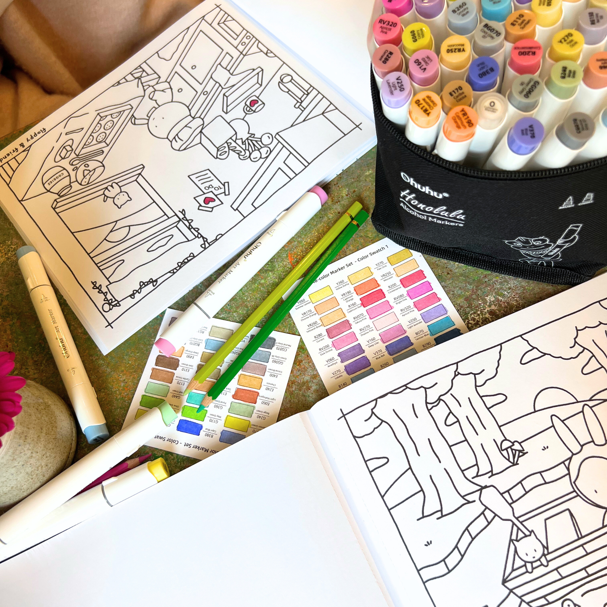 Livre de coloriage – Printemps / été