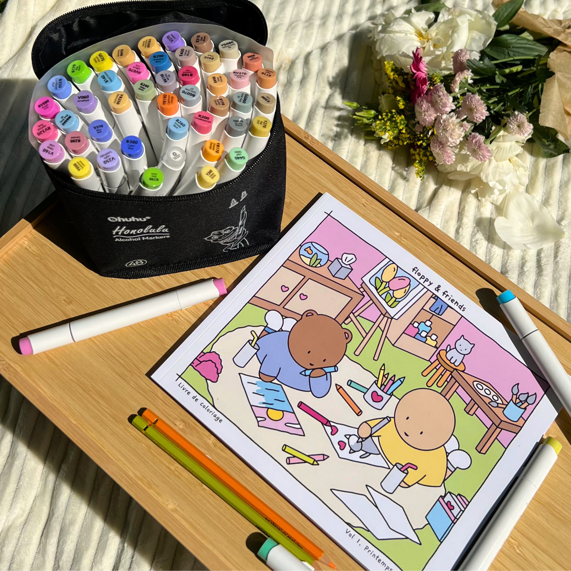 Livre de coloriage – Printemps / été