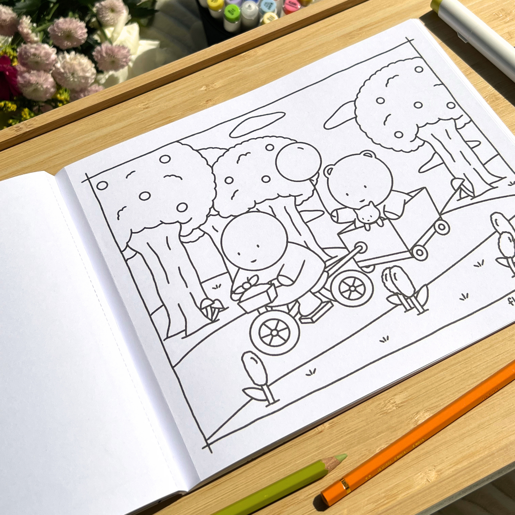 Livre de coloriage – Printemps / été