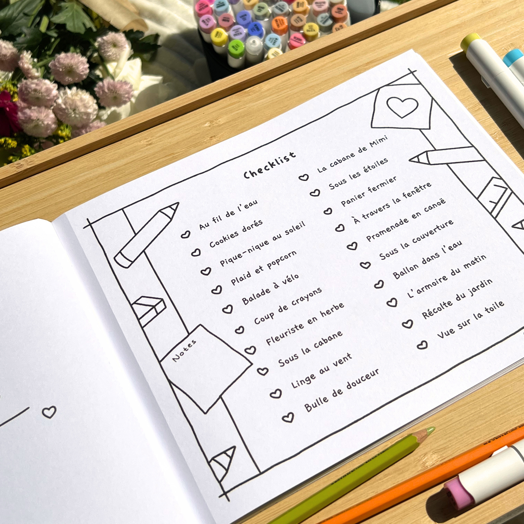 Livre de coloriage – Printemps / été