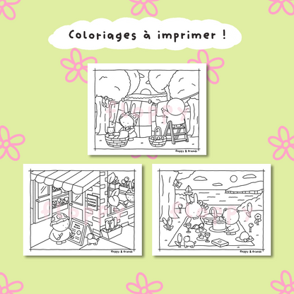 Coloriages à imprimer – Édition printemps